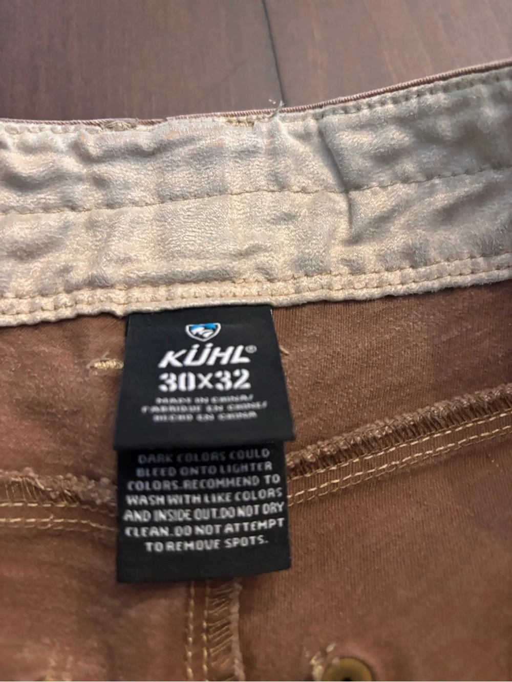 Kuhl Men's Rydr  Pants in Light Brown 30x32